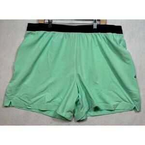Adidas Axis Woven Training Shorts Zip Pockets Aeroready Mint Easy Green Mens 2XL